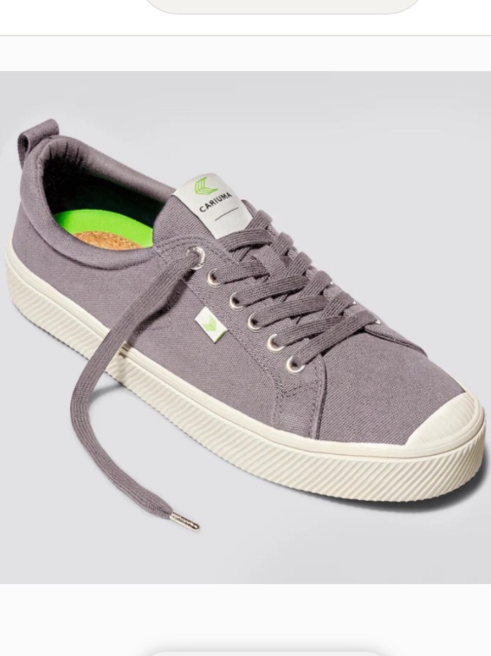 Cariuma Low-Top Canvas Sneaker in Dusty Lavender Size 7